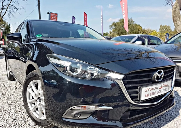 Mazda 3 cena 63900 przebieg: 80000, rok produkcji 2018 z Różan małe 781